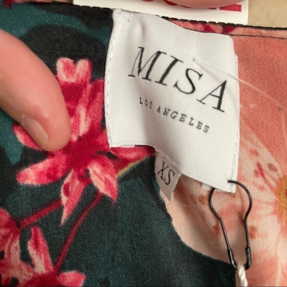 MISA LOS ANGELES FLORAL MORGAN ROBE - Picture 6 of 8